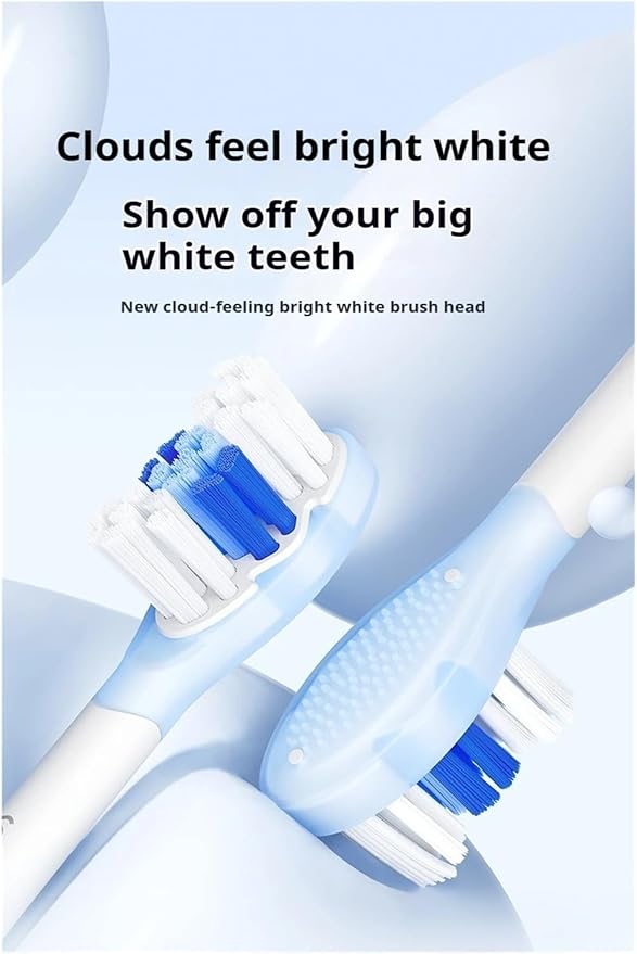 Compatible for SOOCAS X3S/X3U Replacement Toothbrush Heads x3pro/D2/D3S/D5 Tooth Brush Head(2 Soft Black)