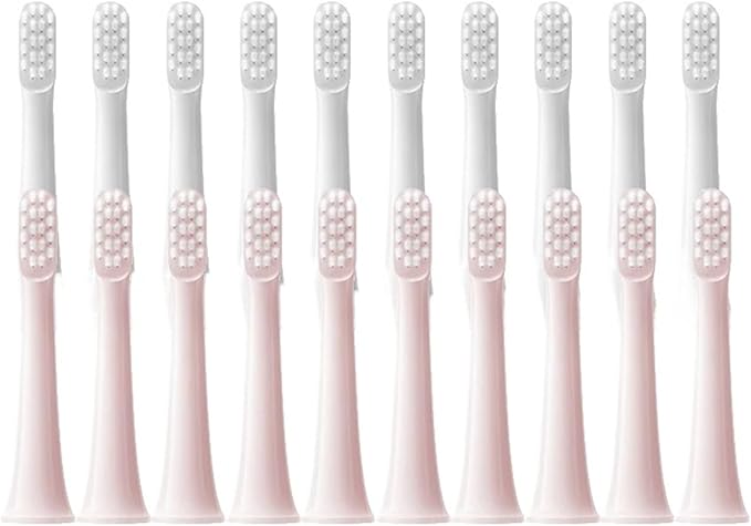 Brush Heads for XIAOMI T100 20/50/100Pcs Sonic Electric Toothbrush Soft Dupont Bristle Vacuum Nozzles Refills(100Pcs White)