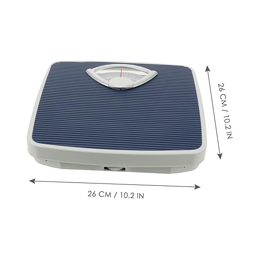Didiseaon Mechanical Rotating Dial Scale Non-Slip Mat Bathroom Accessory Home Body Scale