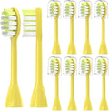 16pcs Replacement Toothbrush HeadsCompatible for One Care Electric Head HY1100 HY1200 BH1022(Yellow)