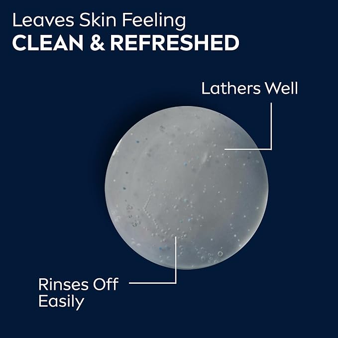 Nivea Men Relax 3-in-1 Body Wash Lavender and Sandalwood Scented Men's Body Wash Cleanses Face Body and Hair 16.9 Fl Oz Bottle Pack of 6