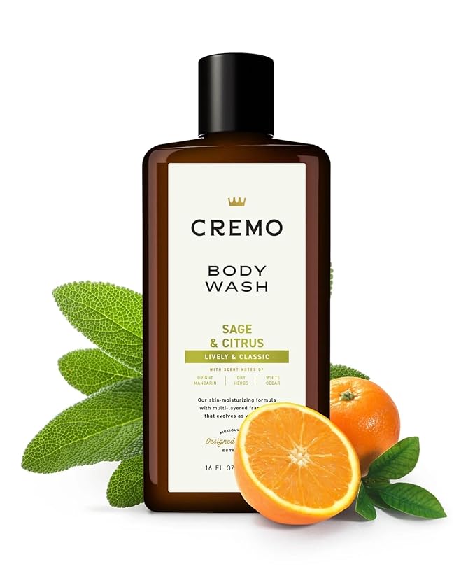 Cremo All Season Body Wash Sage &amp Citrus 16 fl oz (Pack of 2)