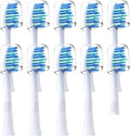 Compatible for FUPAI Electric Toothbrush Head A6 / A6plus A6splus A8 Z5 Universal Vacuum Package Replacement Brush(Gray)