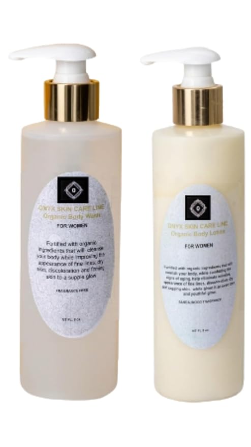 Organic Duo Skin Body Wash &amp Lotion System (8 fl oz each bottle) (Lilac)