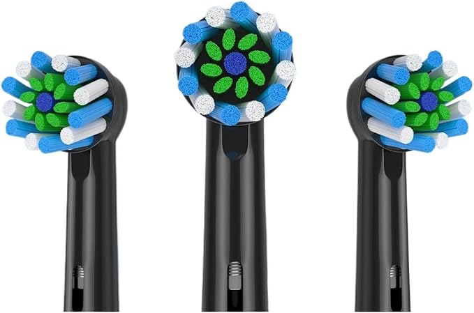 4-12Pack Replacement Toothbrush Heads Compatible For BraunCompatible For Oral B 7000/Pro 1000/9600/ 5000/3000/8000 Electric Toothbrus(Variety Pack-12pcs-B)