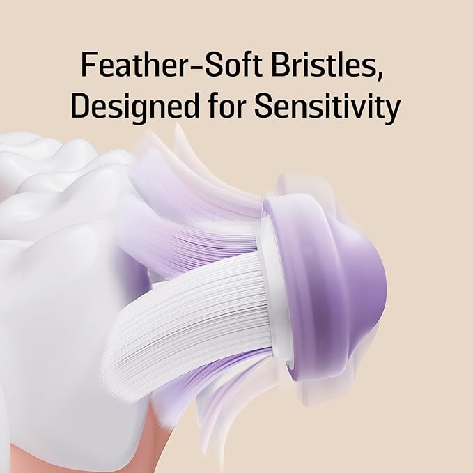 Soocas Multiclean Ultra Soft Electric Toothbrush Replacement Heads Compatible with Both NEOS II and NEOS II Ultra 2 Brush Heads White
