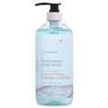 Manna Kadar Beauty Dead Sea Minerals Revitalizing Body Wash Eucalyptus &amp Marine Collagen - Clean Soothe Revitalizes Rejuvenates Skin Shower Gel