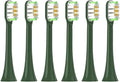 6/12pcs Toothbrush Heads Compatible for X3/X3U/X5 Soft Bristle Brush Vacuum Packed(6VanGoghGreen)