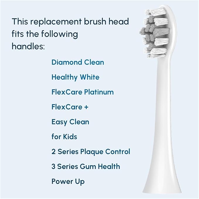 20pcs Replacement Toothbrush Brush Heads Compatible for Pro1100 4100 6100 9000 9300
