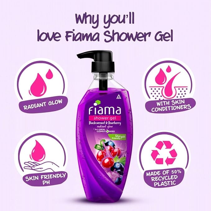 Fiamma Blackcurrant &amp Bearberry Body Wash Shower Gel 500ml