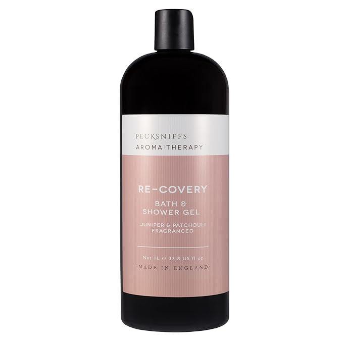 Pecksniff's Aroma:Therapy ReCovery Shower Gel – Luxurious Moisturizing Bath &amp Body Cleanser 1000 ml/33.8 fl oz Bottle