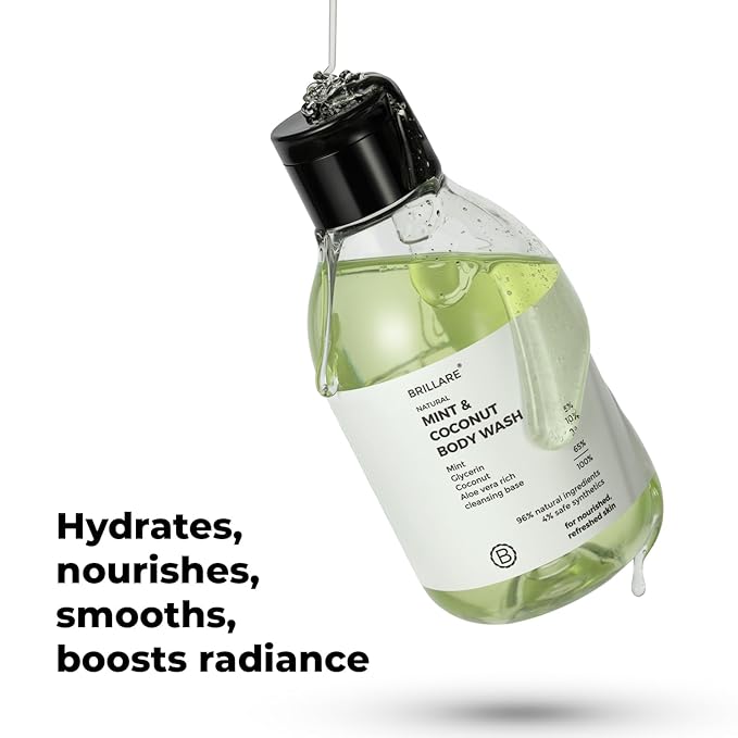 BRILLARE Mint &amp Coconut Body Wash