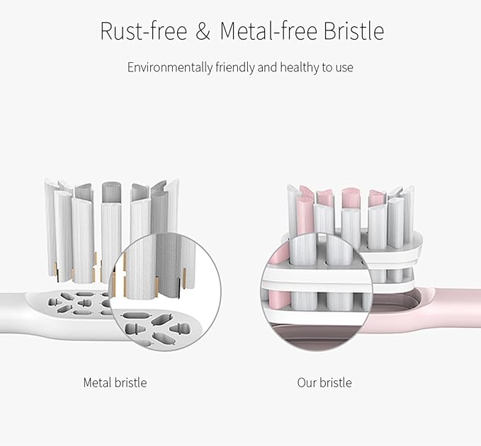Compatible for SOOCAS Electric Toothbrush Heads Replacement X1 X3 X3U X5 Teeth Brush(White)