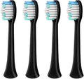 4-16pcs Compatible for Sarmocare S100 S200 S600 S700 S710 S800 S820 S900 S910 Toothbrush Heads Ultrasonic Sonic Electric(4black)