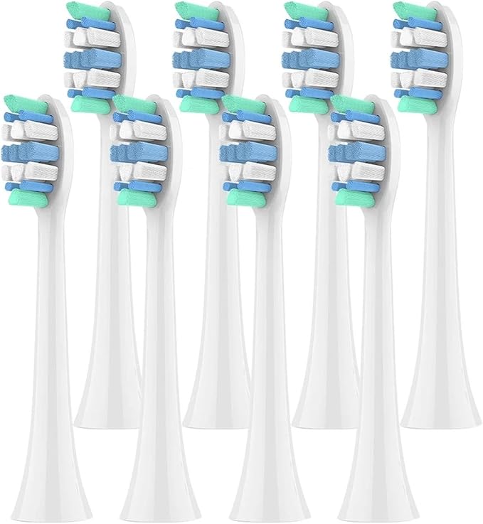 8pcs Replacement Toothbrush Heads Compatible for Electric Brush Head 4100 6500 6100 7500 5300 1100