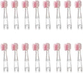 Kids Replacement Toothbrush Heads ForCompatible for Revyline RL025/LANBEIBEI LB-L01 Electric Accessories Nozzles Bristles(16PCS Pink)