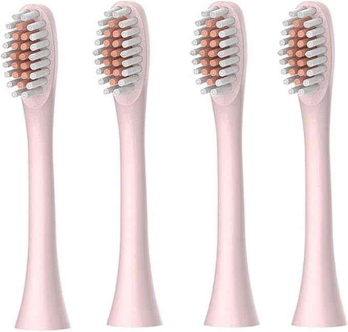4-Piece Set for X-3 X-2 Electric Toothbrush Replacement Heads Travel case Holder(Ivory)