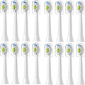 4/8pcs Replacement Toothbrush Heads Compatible with Philips Sonicare Soft Electric Brush Head 4100 6500 6100 7500 5(16pcs White)