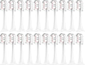 Compatible for T300/T500/T700 Electric Toothbrush Heads Replaceable Refill Nozzles 4 Colors with Anti-Dust Caps 20Pcs(20Pink)