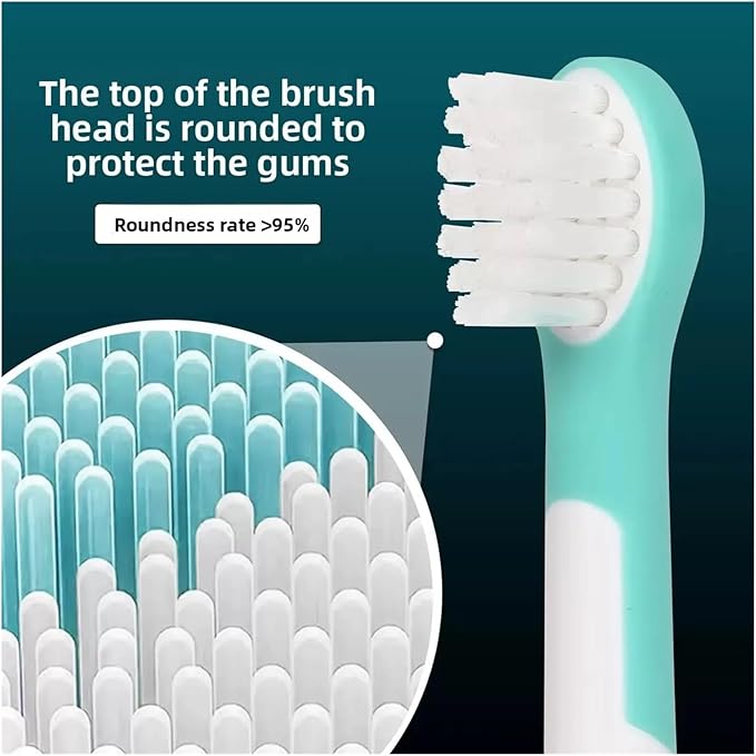 Kids Replacement Electric Toothbrush Heads Compatible For Philipss Kids HX6042 HX6032 HX6311 HX6312 HX6322 HX6321 HX6320 HX6340HX6352(8PCS standard heads)