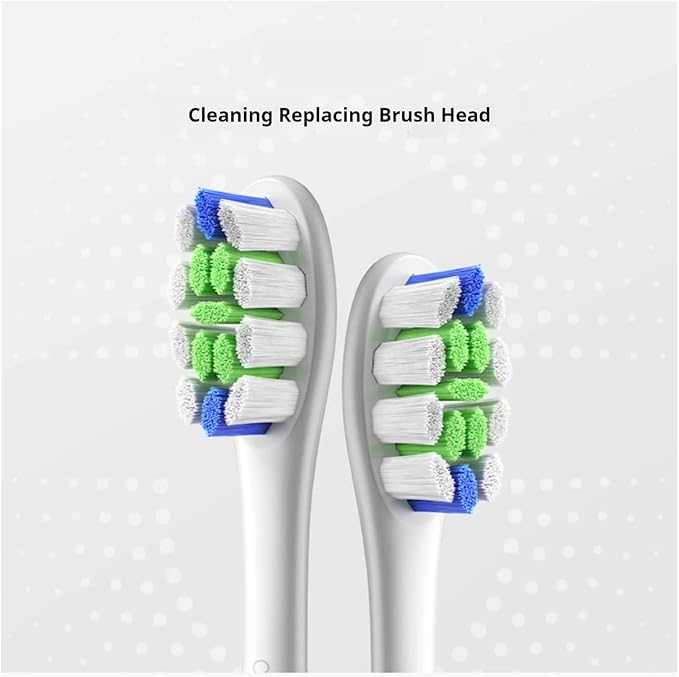 6 Pcs Replacement Brush Heads for X PRO Elite/X /F1/Z1/One/ Air2 Toothbrush Nozzles(6 pcs Blue)