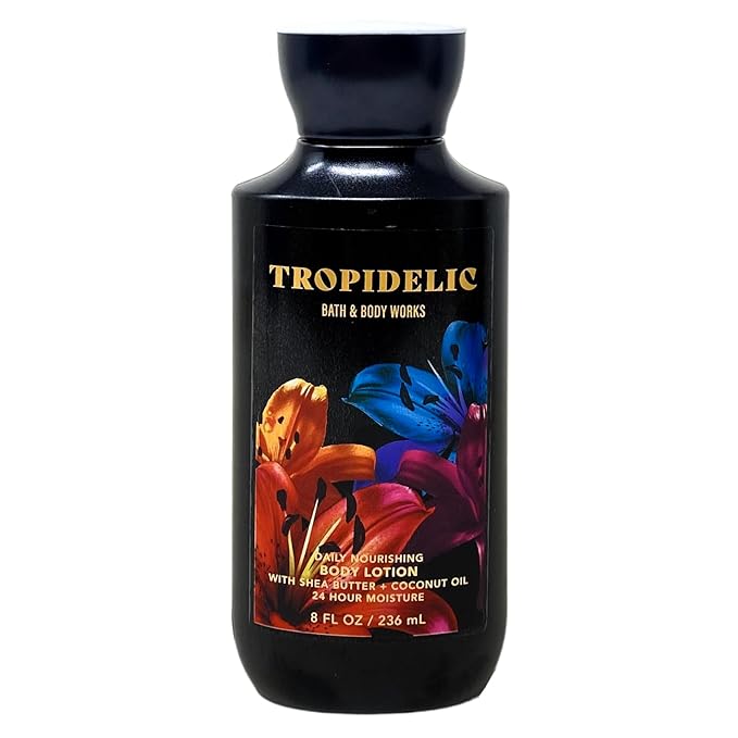 Bath &amp Body Works Tropidelic Trio Gift Set - Shimmer Mist Body Wash and Body Lotion - with a Wild Jasmine Bar Soap - Full Size