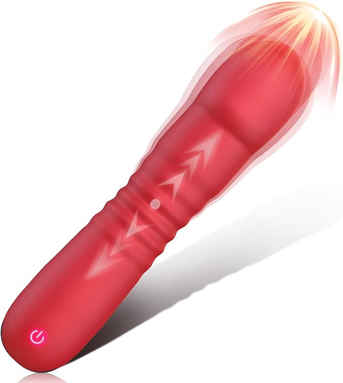 Portable Vibrating Massager -Clitioral Sucker Relaxes Muscles Heating Modes Viboators Toy Couples- for Body and Back Foot Silent Personal for Sports Massage Adult Tools Relaxation 1012PWO07c (red)