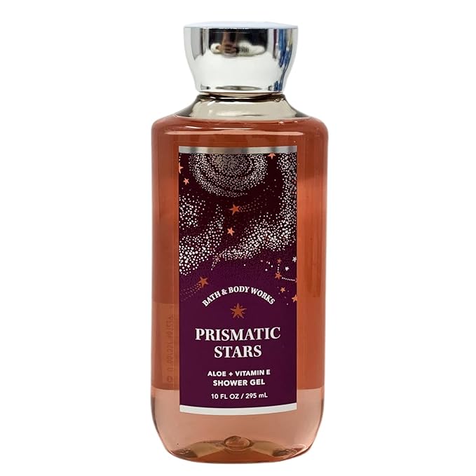 Bath &amp Body Works Prismatic Stars 2 Pack Body Wash Bundle with an Aloe Vera Bar Soap - Full Size