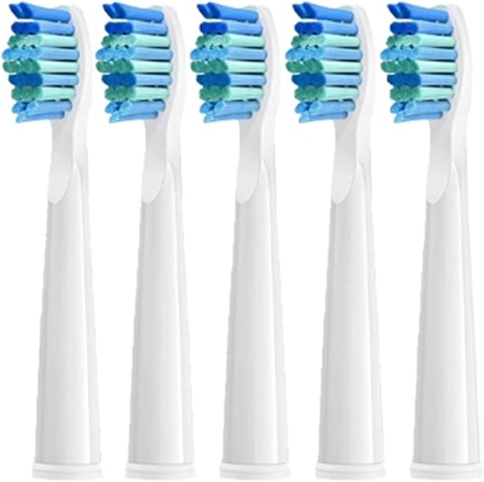 Replacement Toothbrush Head Bristle Brush Refill Compatibility for Refills FW-D1/FW-D3/FW-D7(5 PCS WT)