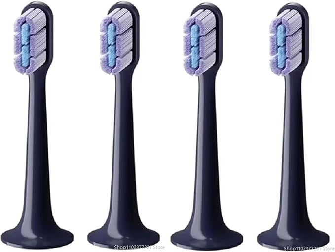 Compatible Toothbrush Head T700 Sonic Electric Waterproof Soft Health Replacement Bristles 4/6Pcs((4-Rolls) 12x40mm Transparent)