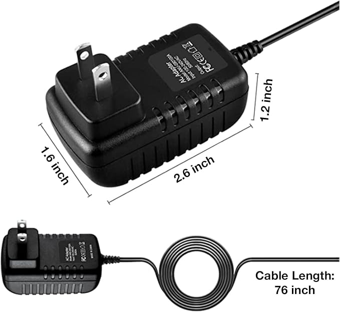 16.8V AC/DC Adapter Replacement for JAWKU Muscle Blaster Chrome Ultra-Compact Cordless Percussion Massage Gun Handheld Vibration Deep Tissue Muscle Massager Lithium Ion Battery Power Charger