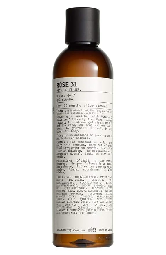 Le labo Rose 31 Shower Gel - 8 Oz
