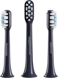 Compatible for 3pcs/6pcs MIJIA T302 Sonic Toothbrush Heads Teethbrush Replacement Oral Hygiene Mi Clean(3pcs Black)