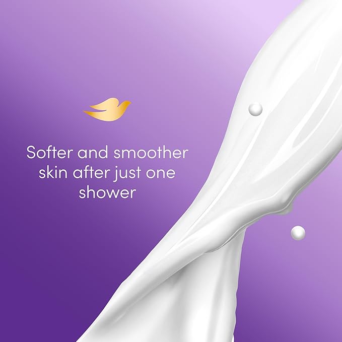 Dove Body Wash Relaxing 4-Pack – Jasmine &amp Coconut Milk for Softer Smoother Skin 15.2 Oz Ea