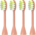 4Pack Replacement Toothbrush Heads Compatible with Ph One Soni Care Electric Head HY1100 HY1200 BH1022(Pink)