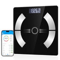 Body Fat Scale Smart Weight Scale Digital Bathroom Scale with Bluetooth functionality Capable of Analyzing Body Fat Muscle Mass Water Content and Bone Mass.