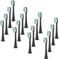 8/12/16/20PCS Electric Toothbrush Replacement Brush HeadCompatible for Philips HX3/6/9 Series Bl551(Black 16pc)