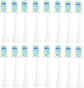 4/8/12/16Pcs Replacement Toothbrush HeadsCompatible for Philips Replacement Electric Brush Head 4100 6500 6100 7500 5300 1100(16pcs Green)