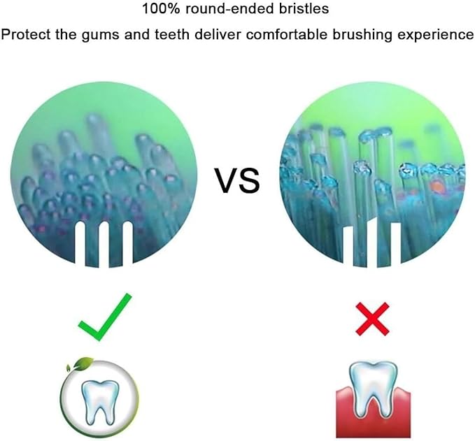 Compatible for 4pcs Replacement Brush Head Compatible with PH Sonic Care Diamondclean Electric Toothbrush(Ivory)