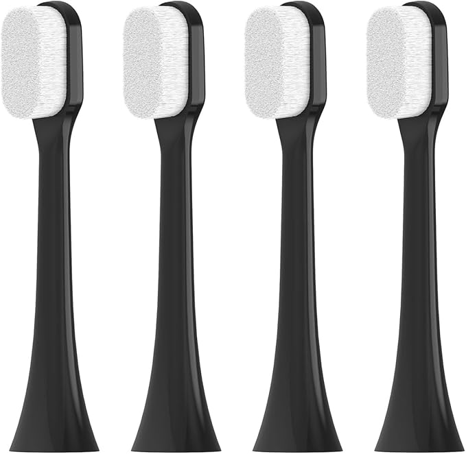 Soft Bristles Replacement Brush Heads(4 Pcs)