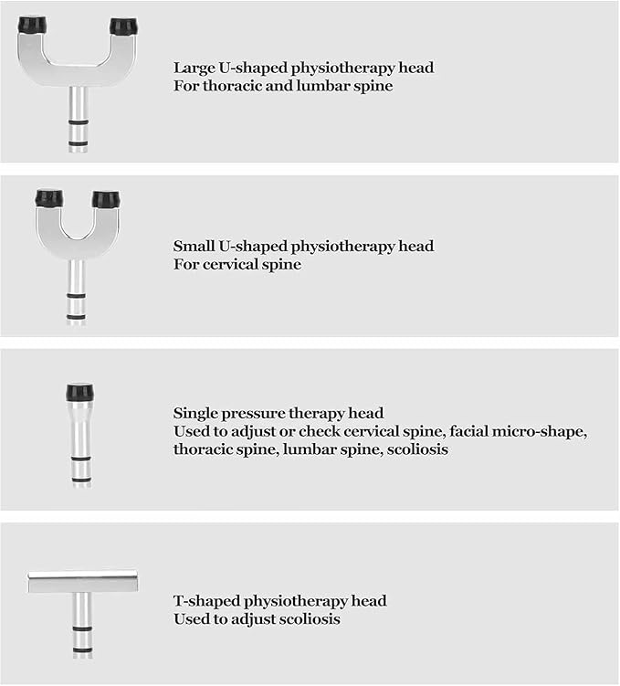 Electric Spine Chiropractor Chiropractic Adjusting Tool Massage Machine Portable Massager for Men Women Adjust Vertebration and Thoracic Scoliosis
