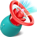 Handheld Electric Back Massager for Back and Body Relaxation for Trave - Massagers Muscles with 10 Modes - Mini Waterproof&ampRechargeable - Couples Gifts (Green01)