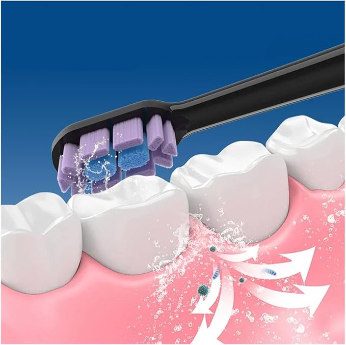 Compatible for Xiaomi Mijia Electric Toothbrush T700 Head High-Density Brush Teethbrush Replacement Heads(4pcs)
