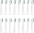 Compatible for Realme N1 N2 RTX2103 SN301 Electric Toothbrush Replacement Heads Soft Bristle Nozzles4/8/16pcs(16PCS White)
