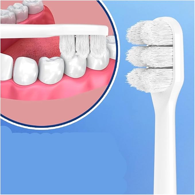 6 Pcs Soft Replacement Brush Heads Compatible with Sonicare Toothbrush 4100/6100/1100/2100/5300/5100/7500