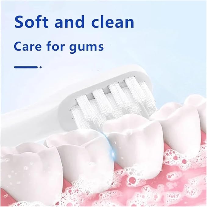 Compatible for HX6063 Replacement Toothbrush Heads Electric Vacuum Soft Bristle Brush(16pcs)
