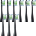 Replacemen Brush Heads Compatible for Oclean Flow/X Pro Elite/X Pro/F1 Sonic Electric Toothbrush Nozzle Soft Bristle(9 Black)
