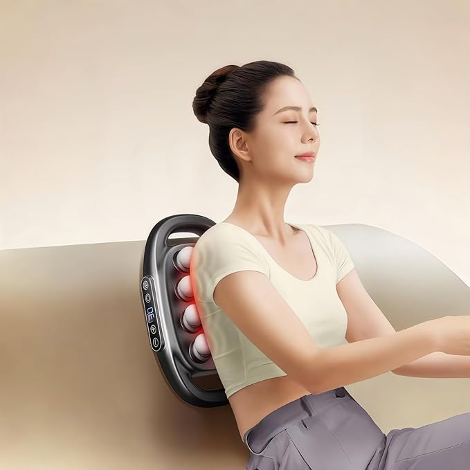 16-Drive Massage Gun Deep Tissue Muscle Massager with 3 Modes &amp 30 Intensities Portable Quiet Percussion Massager for Legs Waist Back Neck Buttocks Muscle Pain Relief