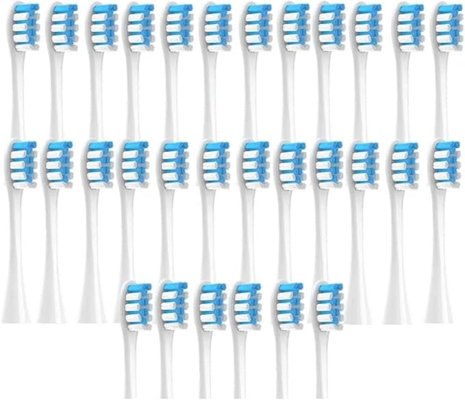 30PCS Vacuum BrushCompatible for X/X PRO/ Z1/ F1/ One/Air 2 /SE Replacement Head Toothbrush Nozzles Soft Bristle(30Pink)
