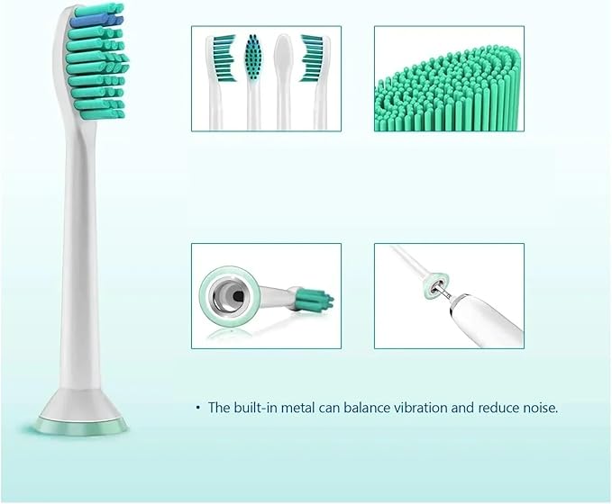 8/12/16pcs Replacement Toothbrush HeadsCompatible for Toothbrushes(16pcs)